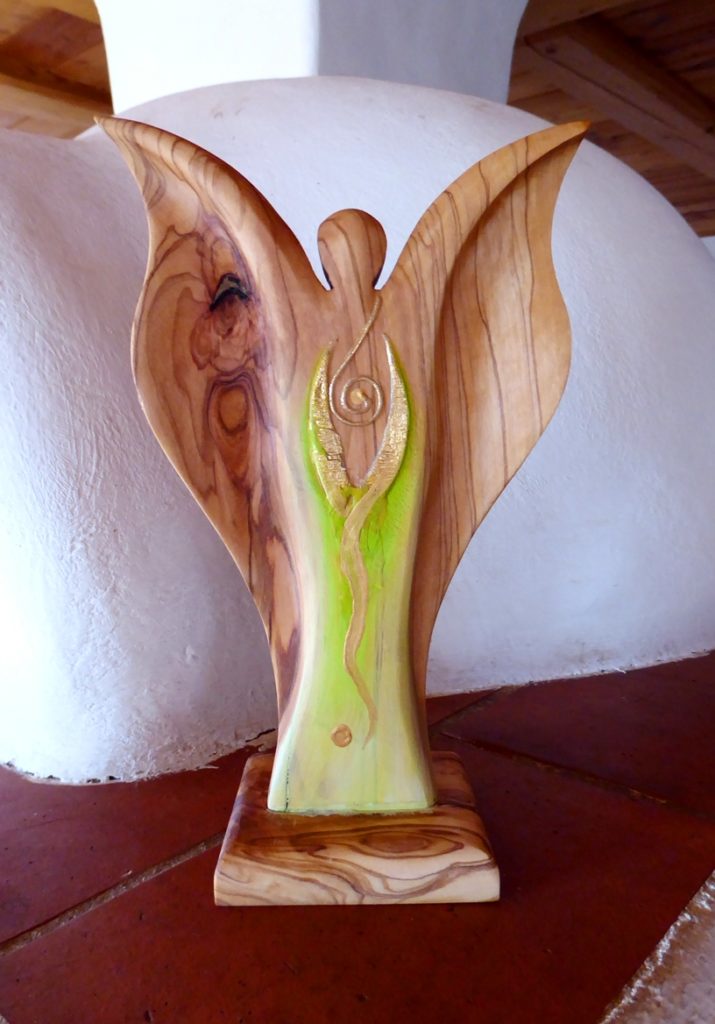 Wunderschöner Holzengel von Christine Gova