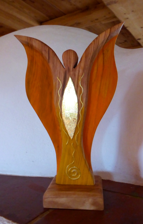 Wunderschöner Holzengel von Christine Gova
