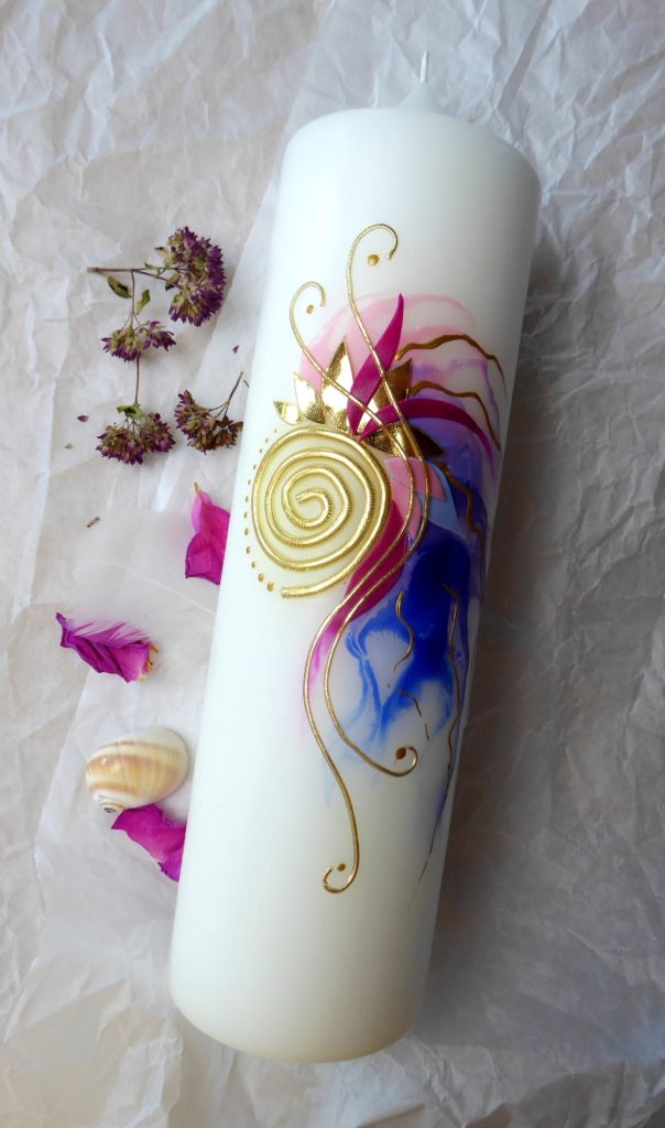 Kerzenkunst von Christine Gova. Engelkerzen für Herz und Seele