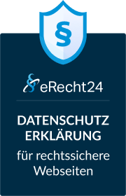E-Recht24-Datenschutz-Siegel